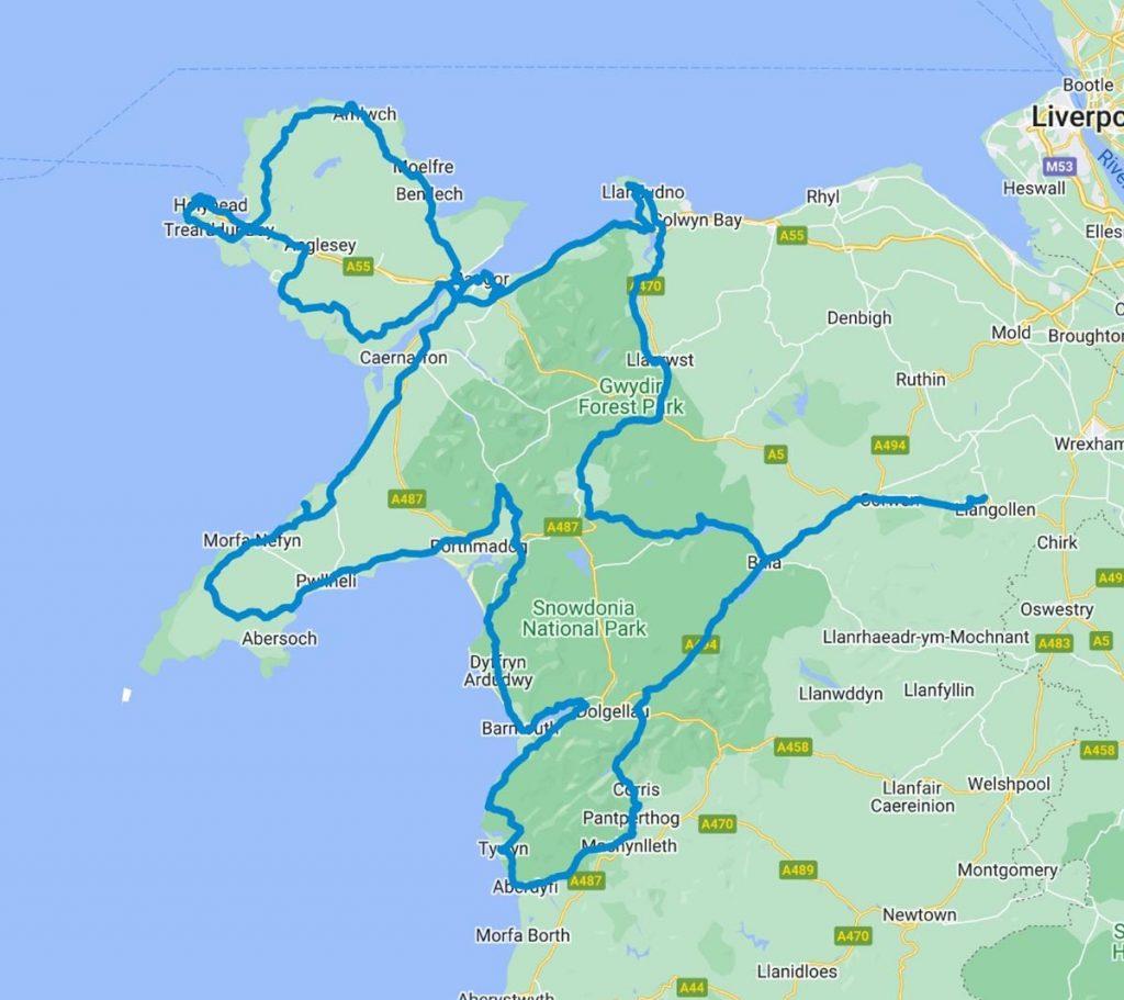 Snowdonia 360 Map 2023